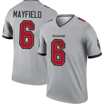 Baker Mayfield 17 Tampa Bay Buccaneers Youth Game Jersey - White - Bluefink