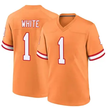 Rachaad White Tampa Bay Buccaneers Nike Throwback Game Jersey - Orange