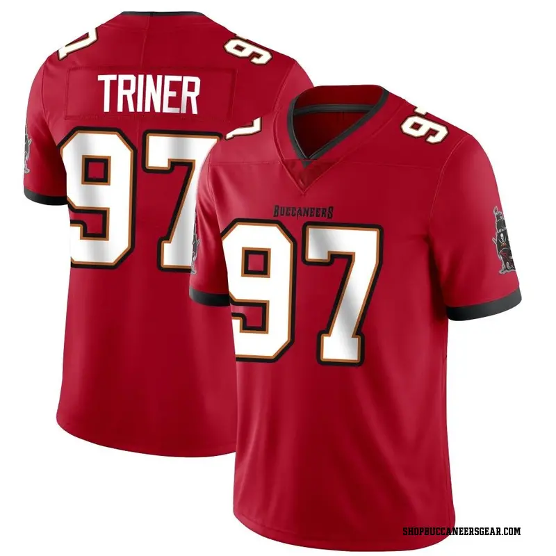 Youth Tampa Bay Buccaneers Zach Triner Red Limited Team Color Vapor Untouchable Jersey By Nike